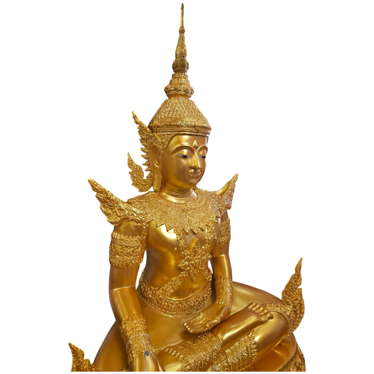 72" Cast Bronze Thai Angel – Temple Teppanom Guardian