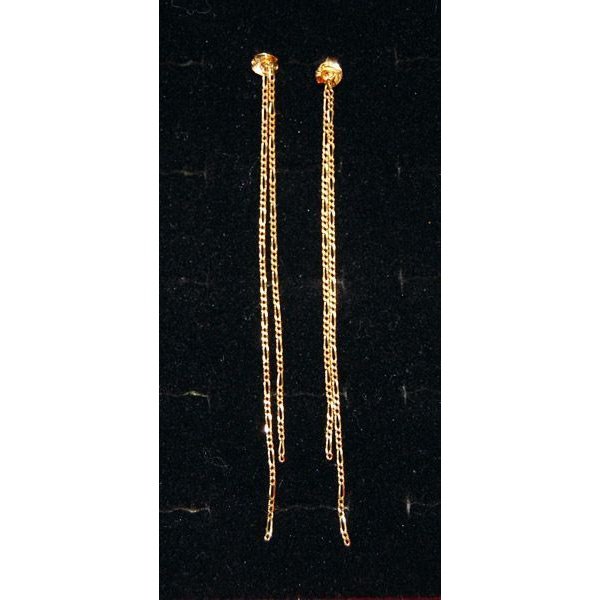 Gold Earring Chain Design