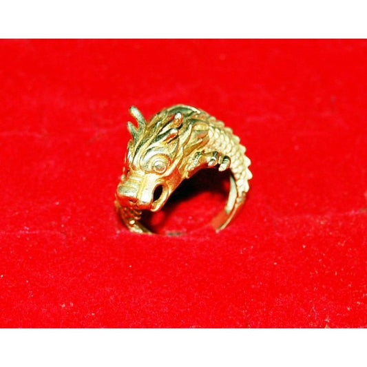 Golden Dragon Ring Size 7