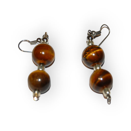 Cats Eye Earring Pair with Hook