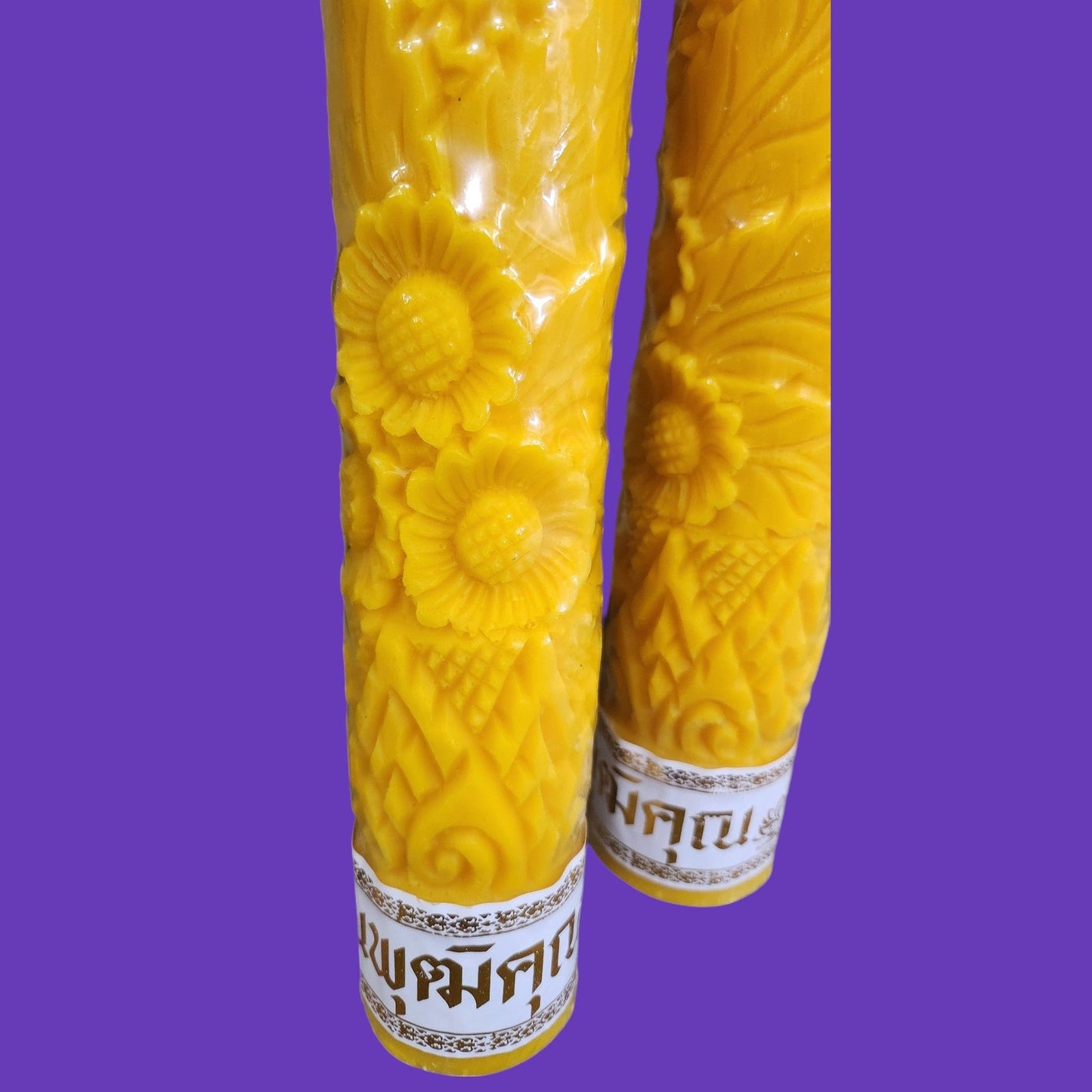 Large Temple Candle Pair 27" Tall