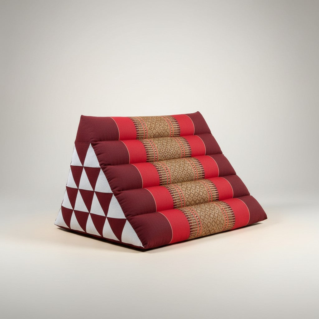 Kapok Filled Triangle Pillow from Thailand 15 Roll