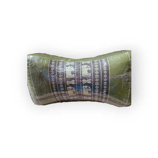 Travel Neck Pillow Bone Green Elephant Design Kapok Fill