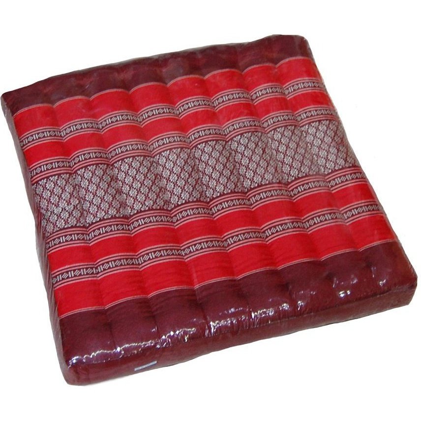 Meditation Pad with No Fill, Dark Red