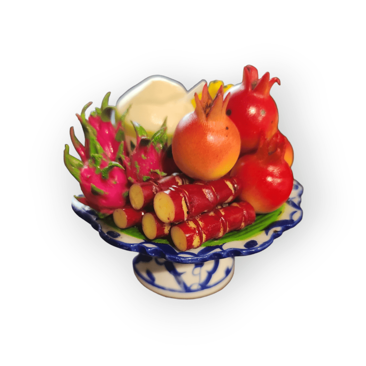 Miniature Fruit Tray Dollhouse Sizes 3.5" Diameter