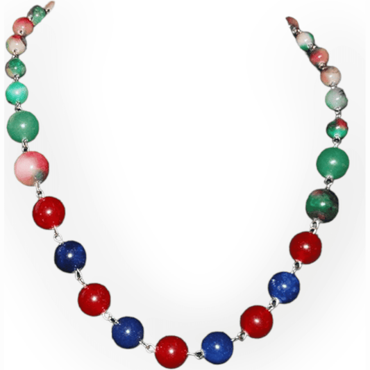 Multi Color Agate Necklace