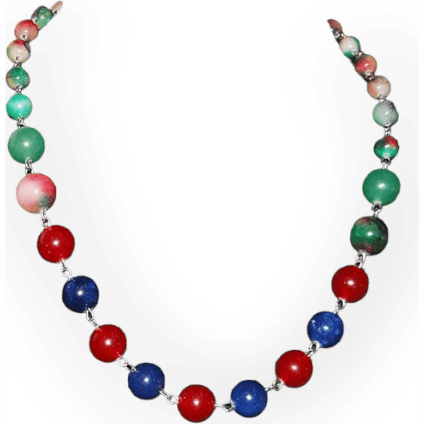 Multi Color Agate Necklace