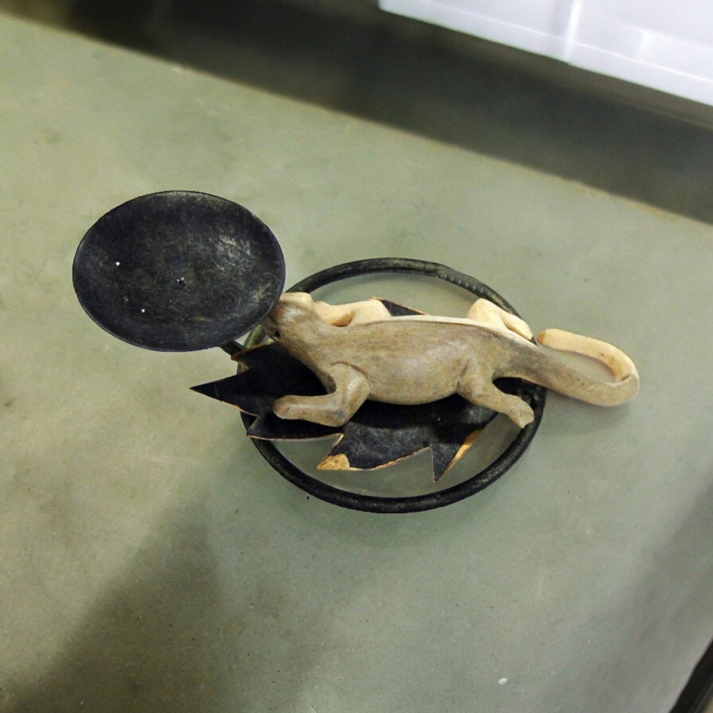 Lizard Candle Holder