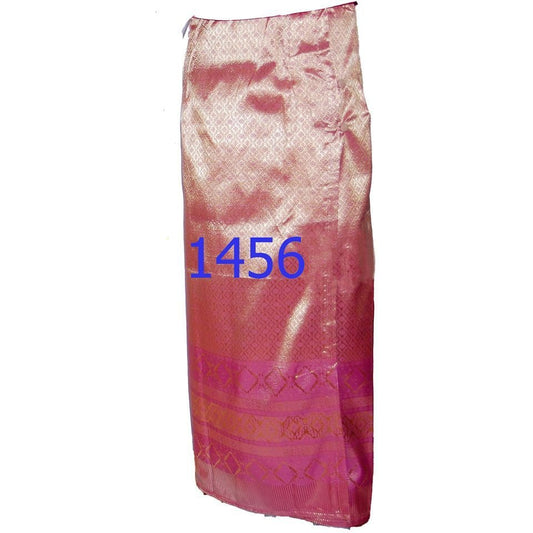 Silk Skirt Pink 1456-Large