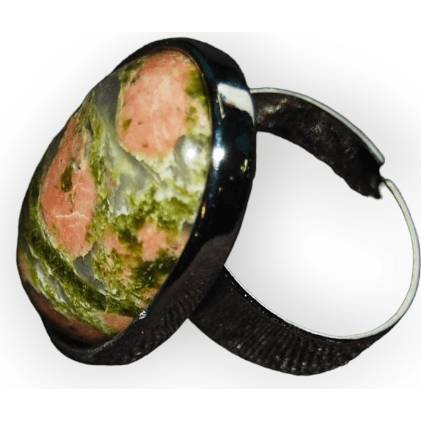 Unakite Finger Ring