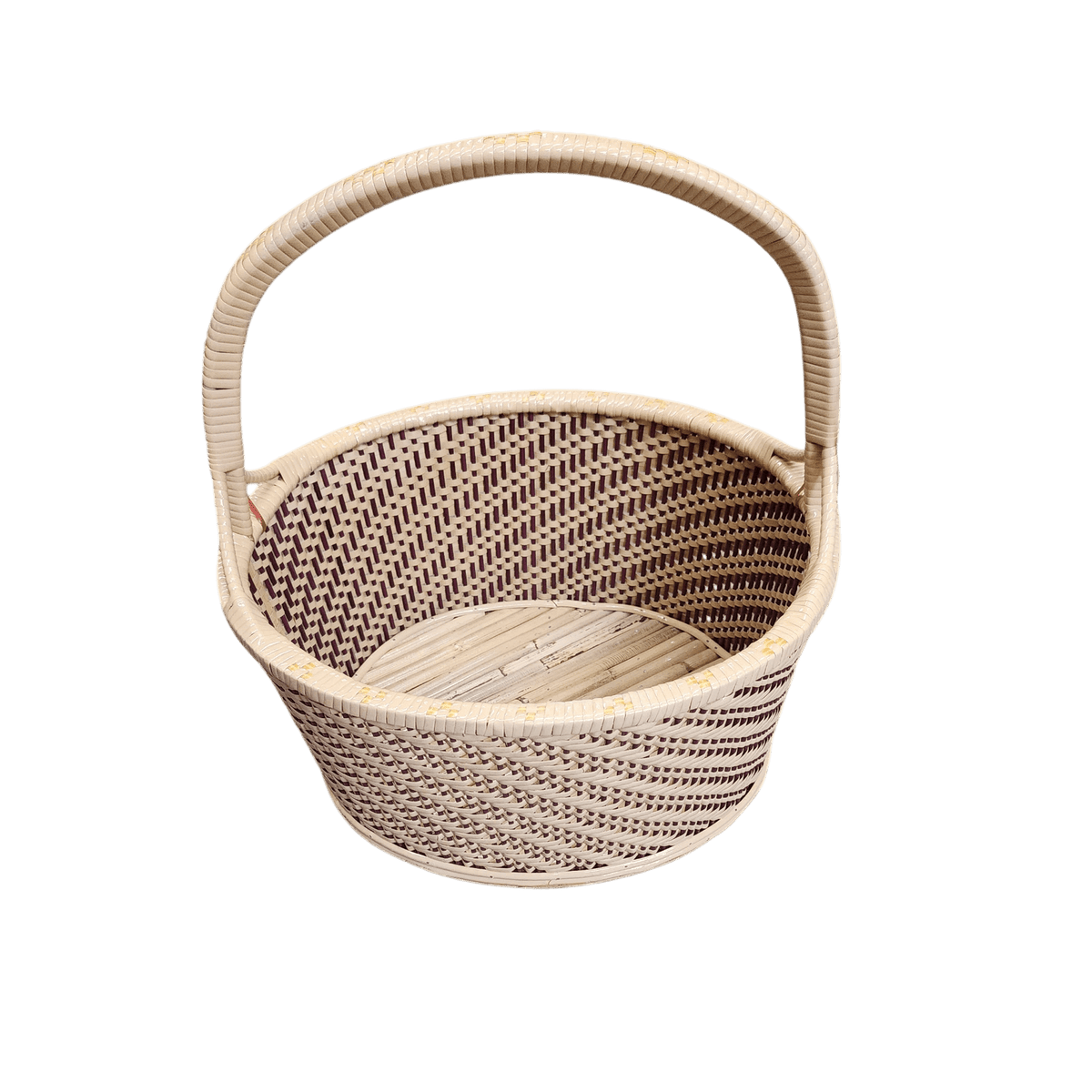 Handcrafted Thai Market Basket – Choose Shape & Color