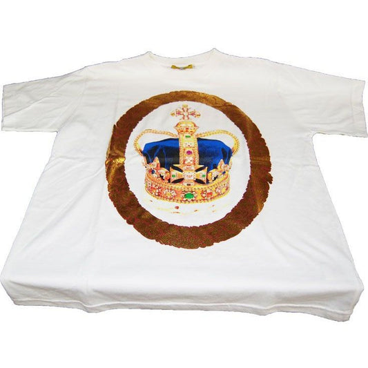 White T-Shirt with Crown
