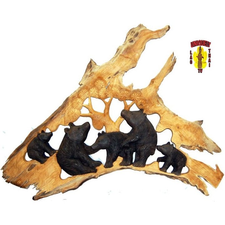 Bear Relief Carving O