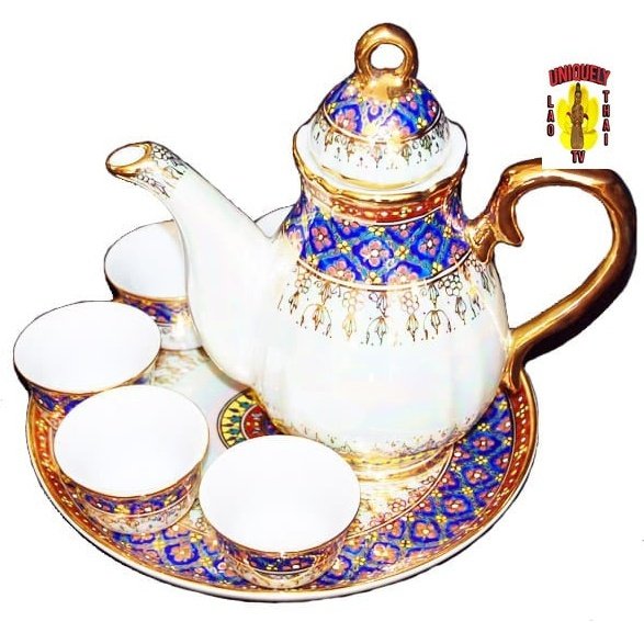 Benjarong Tea Set for Four