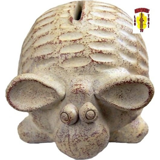 Ceramic Lamb Piggy Bank Natural 5" Tallk