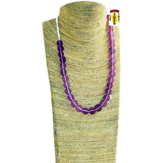 Coconut Art Necklace Purple