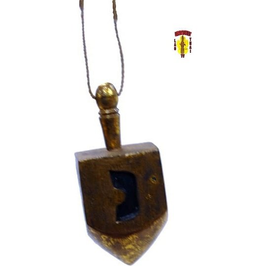 Dreidel with Gold Coloring