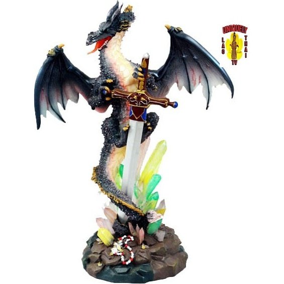 Fantasy Dragon with Sword