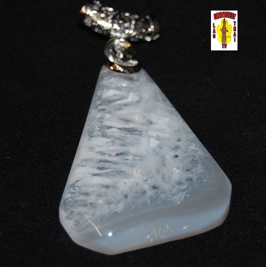 Ice Quartz Agate Pendant