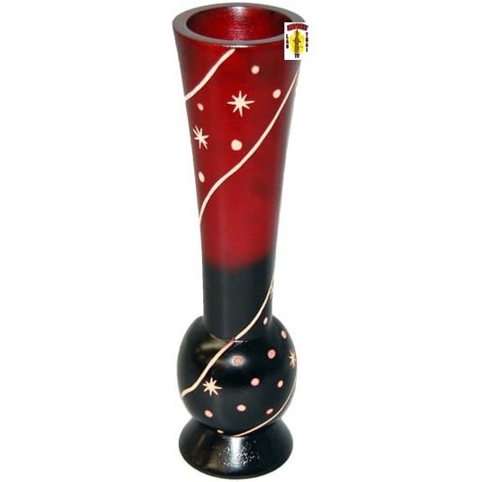 Mango Vase Red Top Star