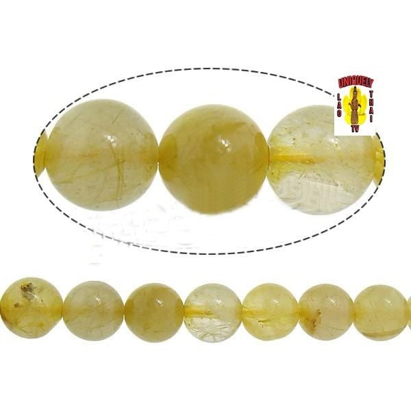 Natural Hair Quartz Beads