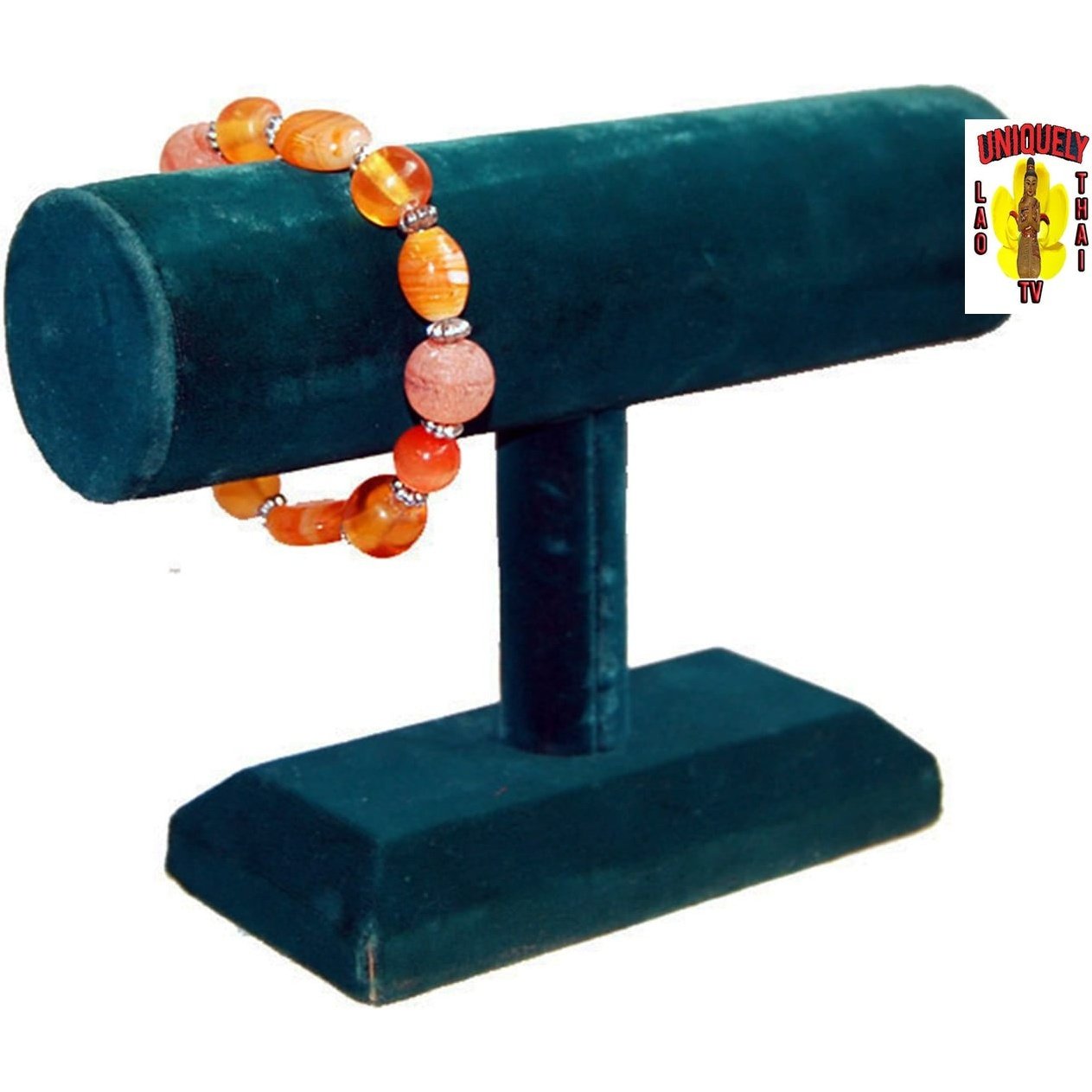 Orange Bead Bracelet