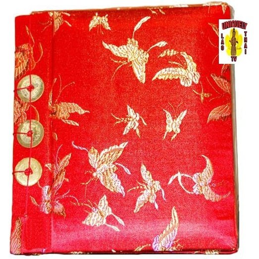 Orange Covered Photo Album