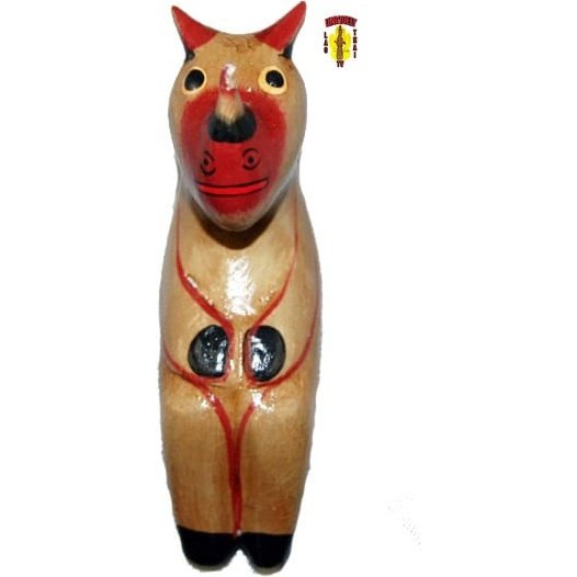 Shelf or Desktop Sitting Rhino 4" Tall