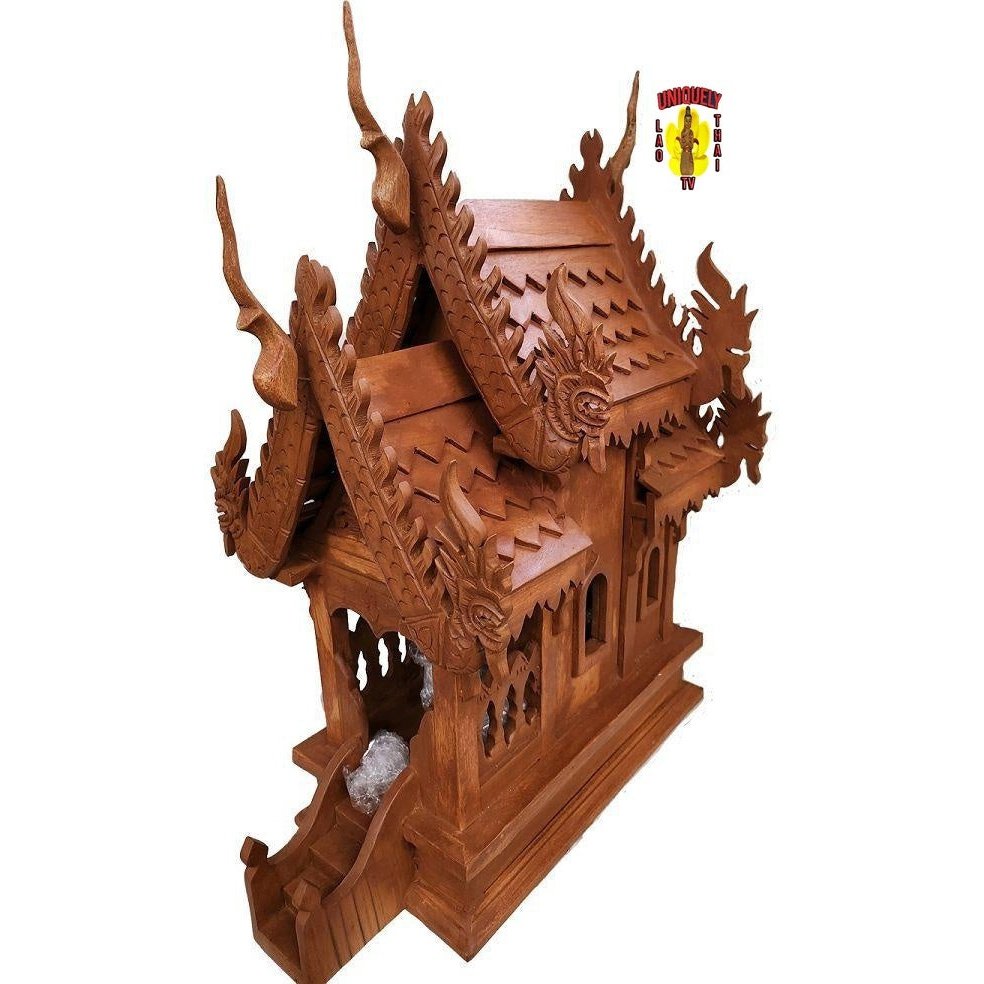 Spirit House Light Brown 10" Wide x 17" Long x 22" Tall