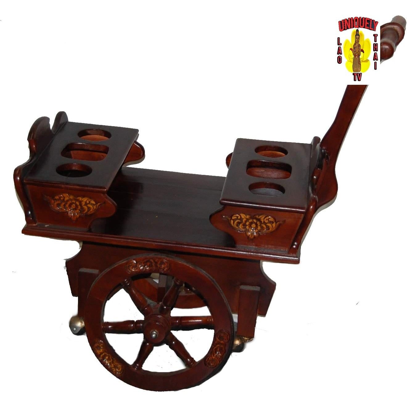 Teak Wood Portable Bar