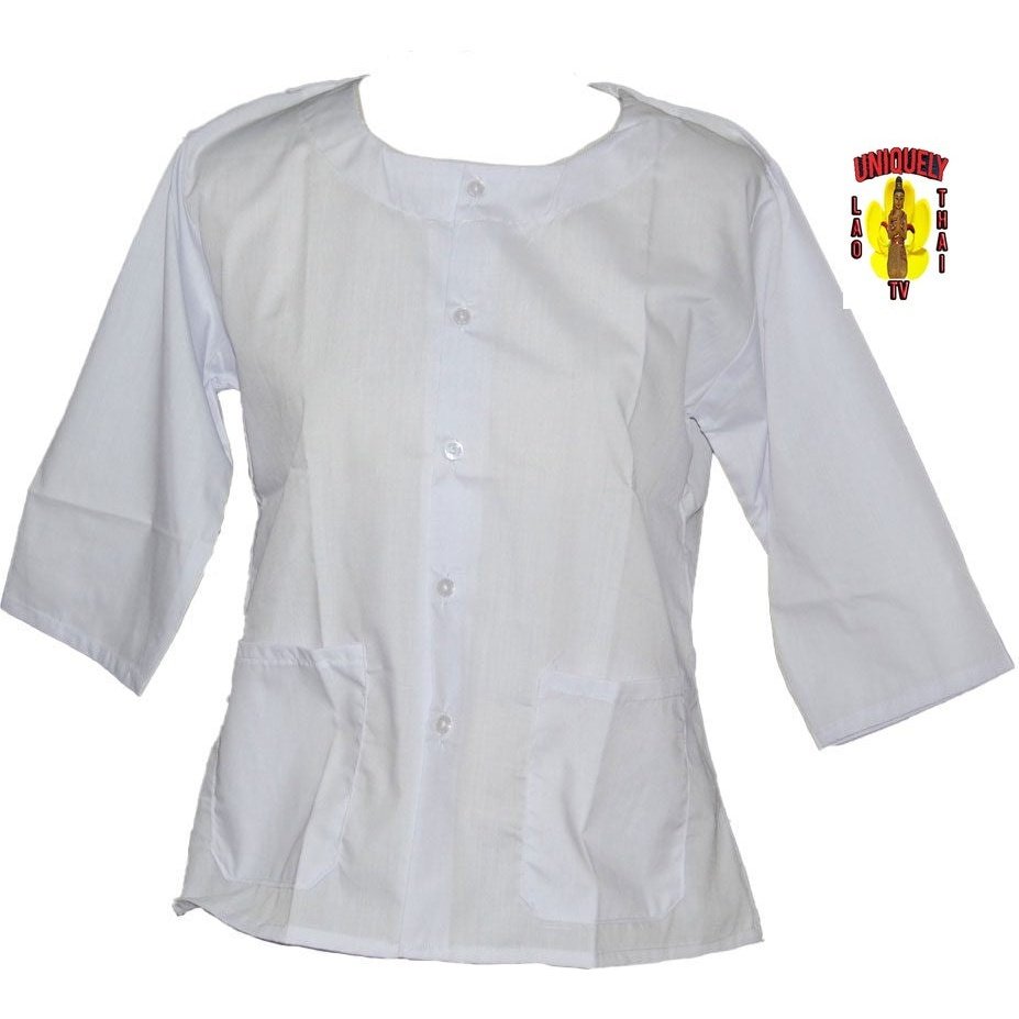 Traditional Thai - Lao Blouse Temple