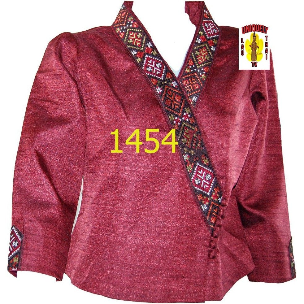 Traditional Thai - Lao Blouse Temple Outfit