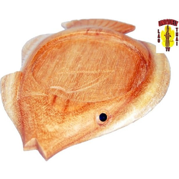 Wood Fish Themed Drink Coaster