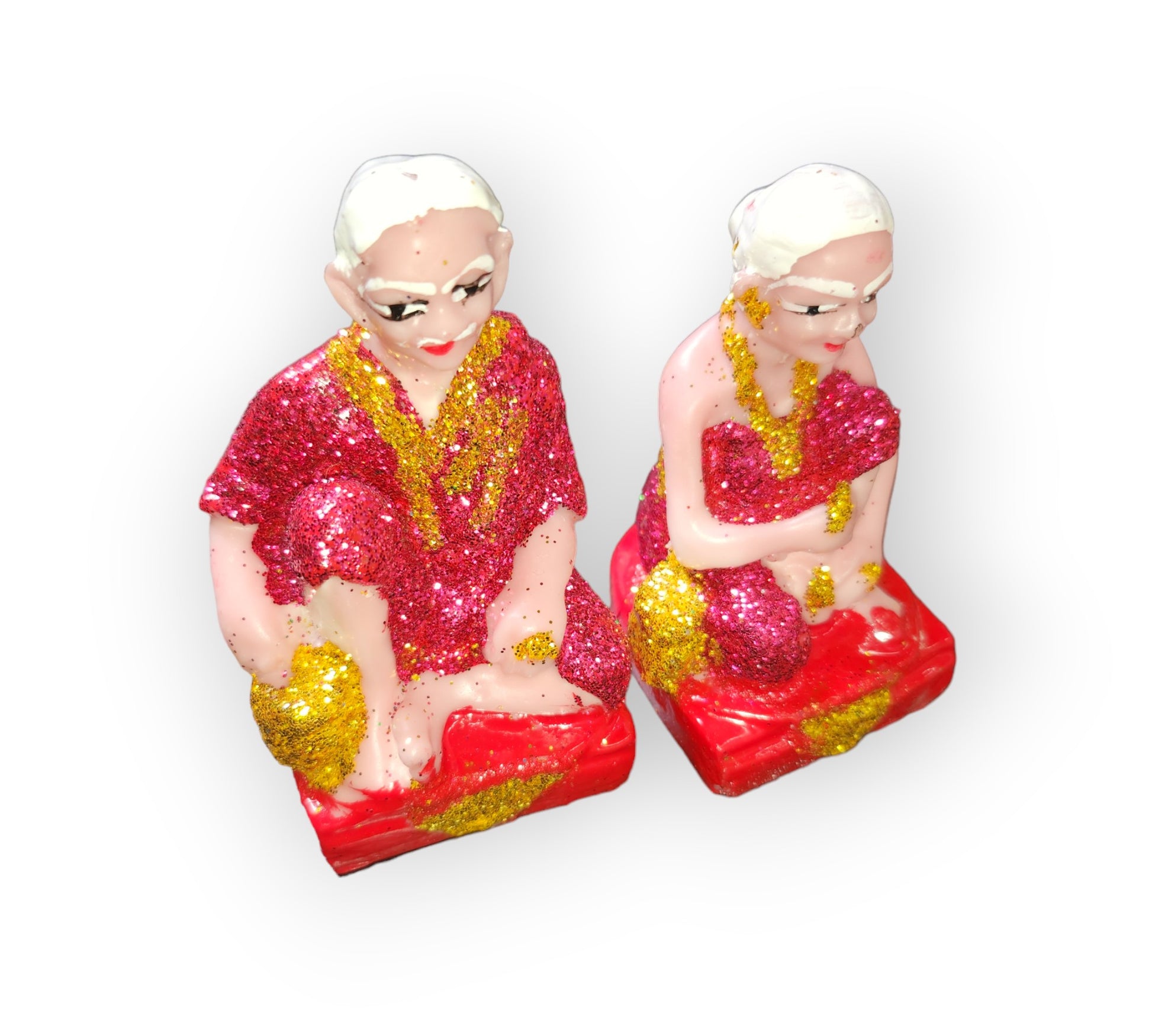 Young Man and Women Spirit House Decorations