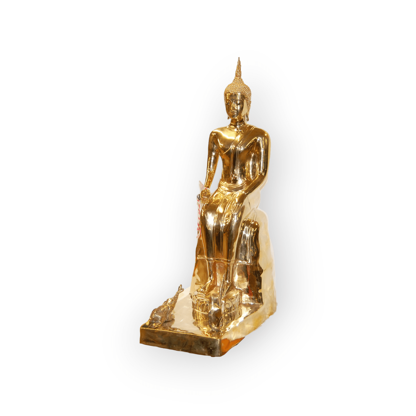 Cast Bronze Buddha Statue Phra lae lei 9" Tall