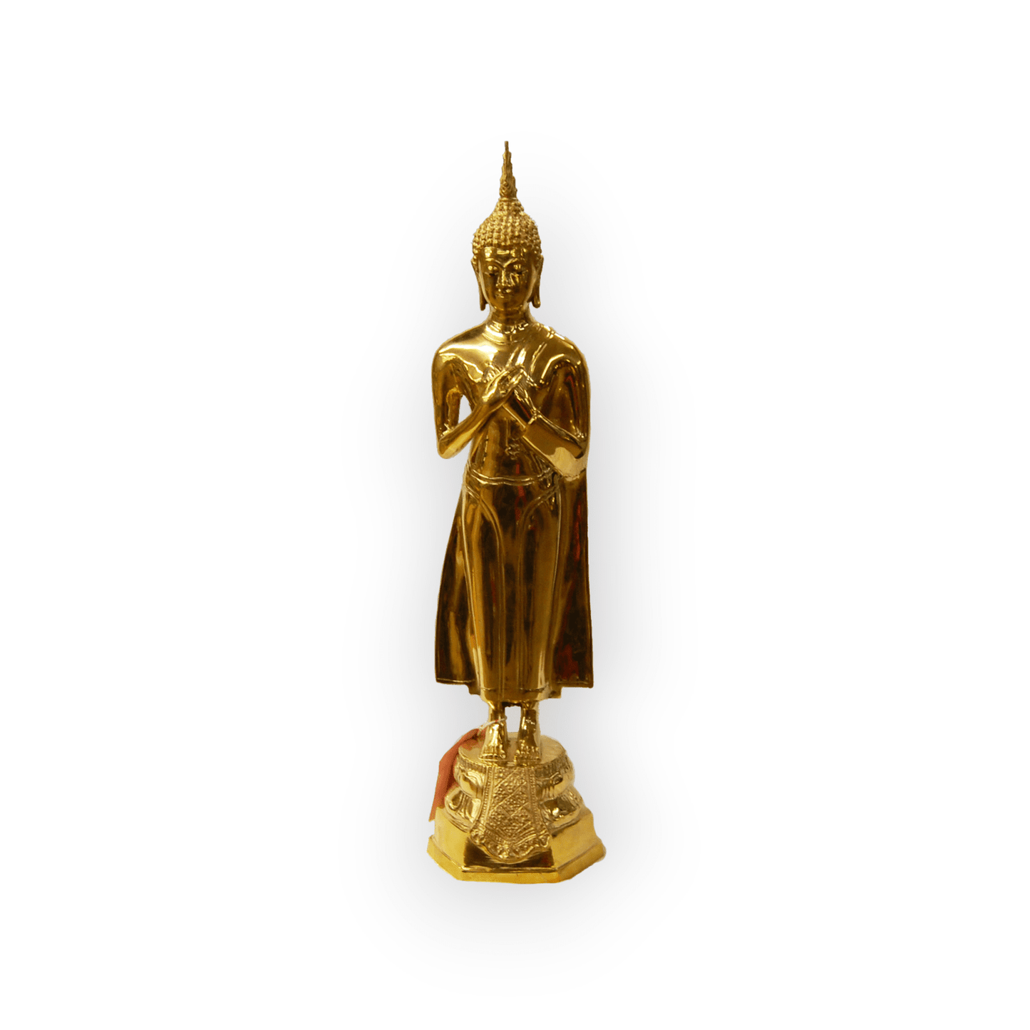Cast Bronze Buddha Friday 10" Tall