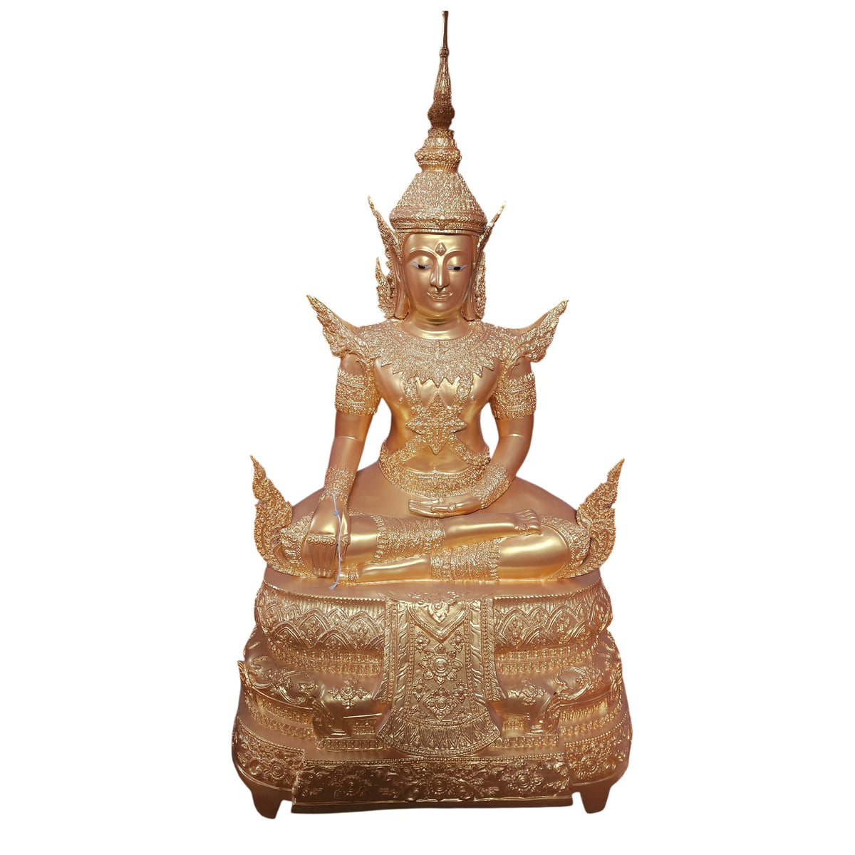 Cast Bronze Buddha Statue 72" Tall