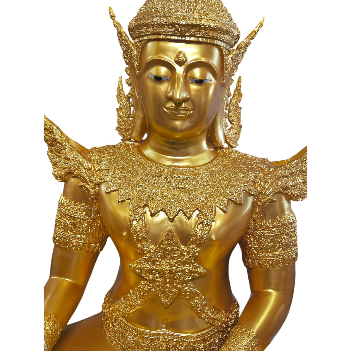 Cast Bronze Buddha Statue 72" Tall