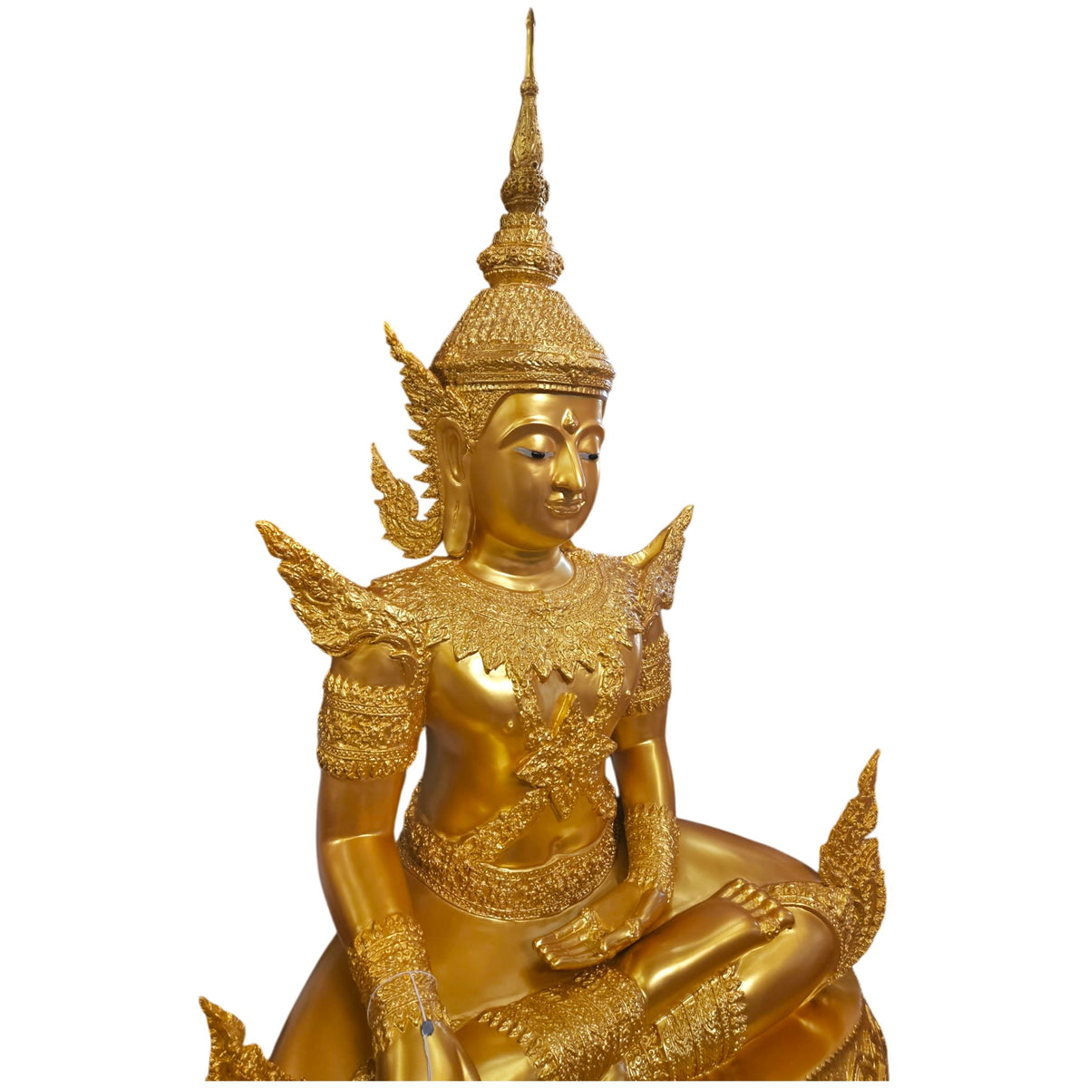 Cast Bronze Buddha Statue 72" Tall