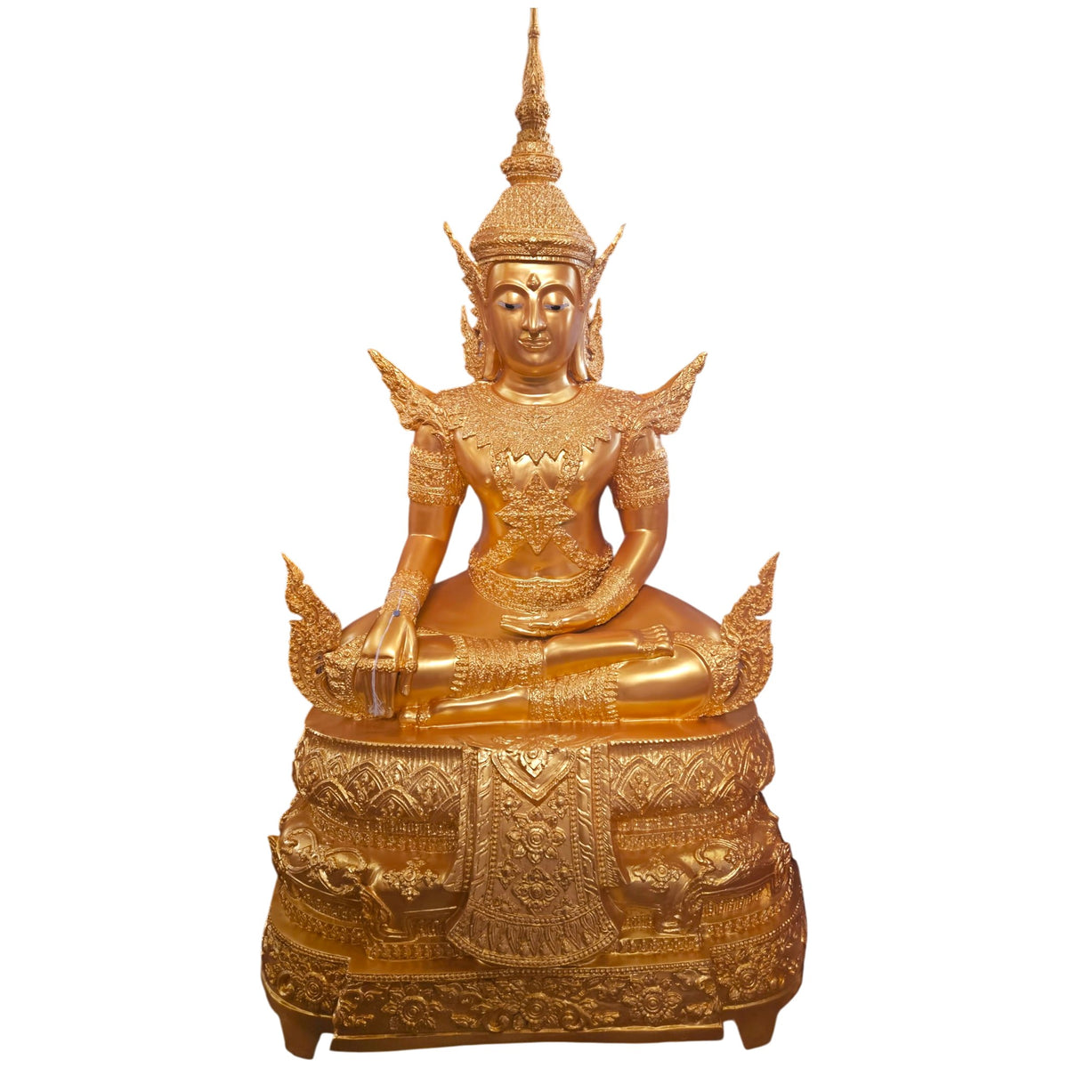 Cast Bronze Buddha Statue 72" Tall