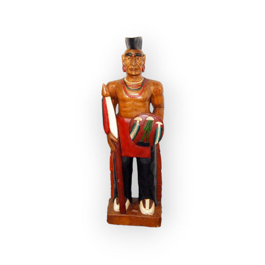 Mohawk Indian Themed Statue 40" Tall