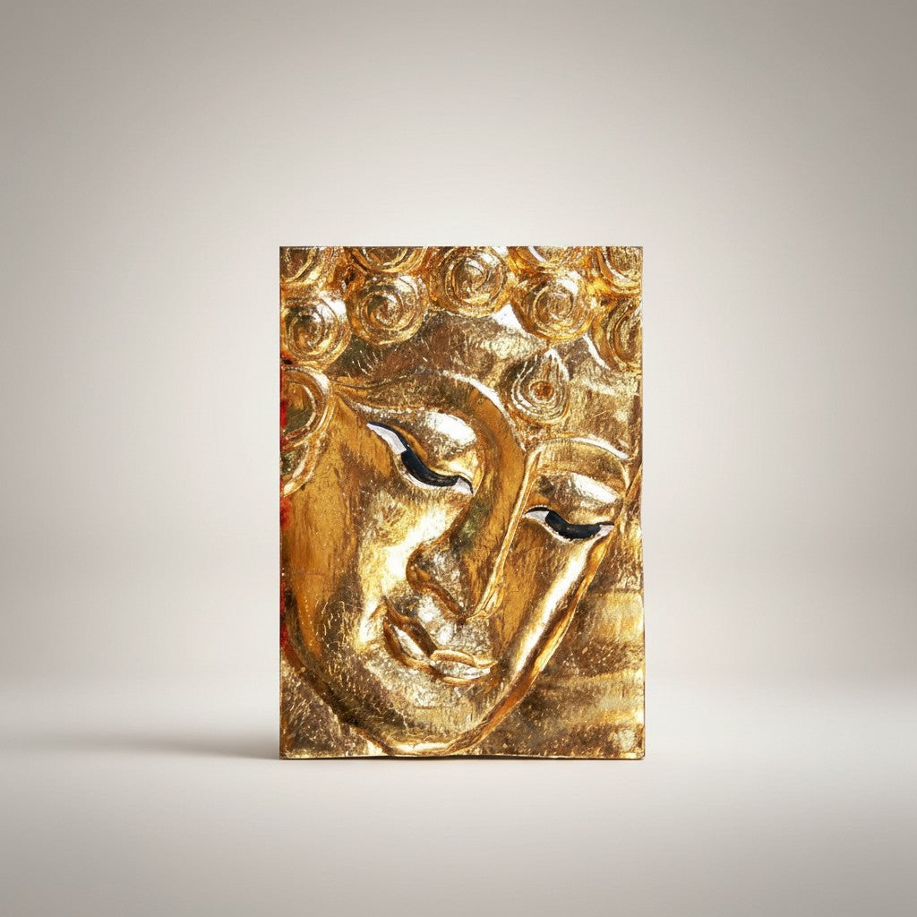 Golden Face of Buddha wall Decor