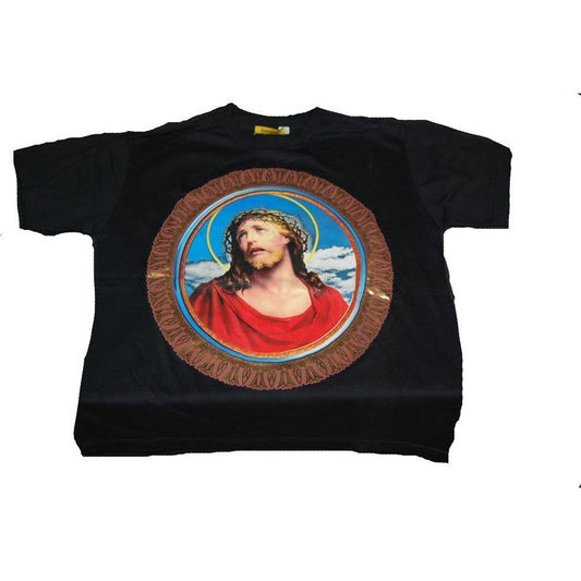 BlackT-Shirt with Jesus Christ