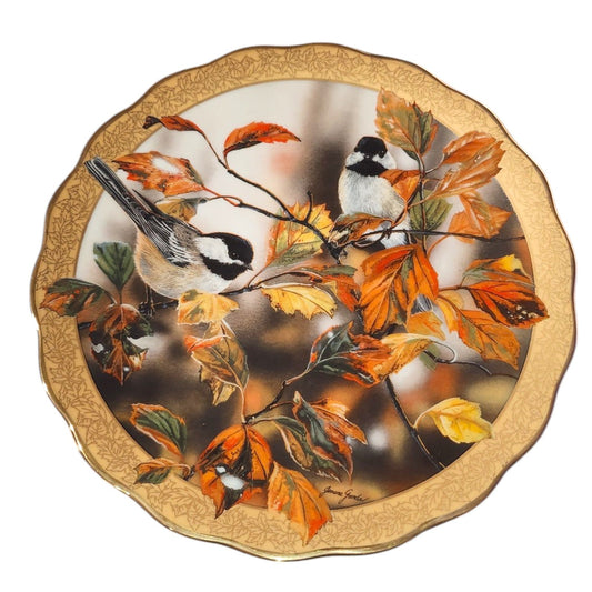 The Woodland Year Collector Plates Various Birds