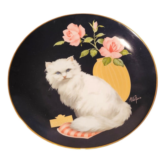 The Woodland Year Collector Plates Kittens Cats & Marten