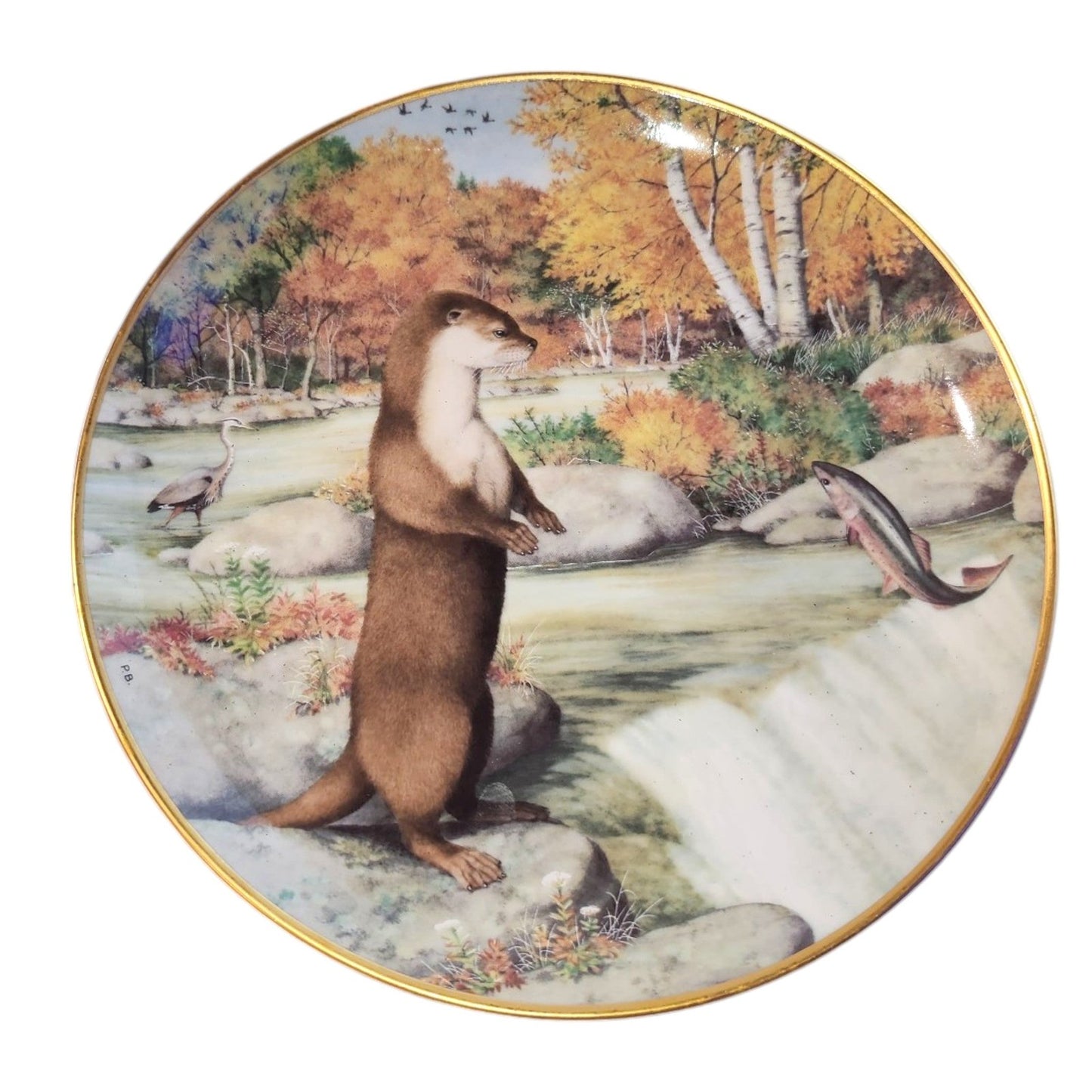 The Woodland Year Collector Plates Various Animals