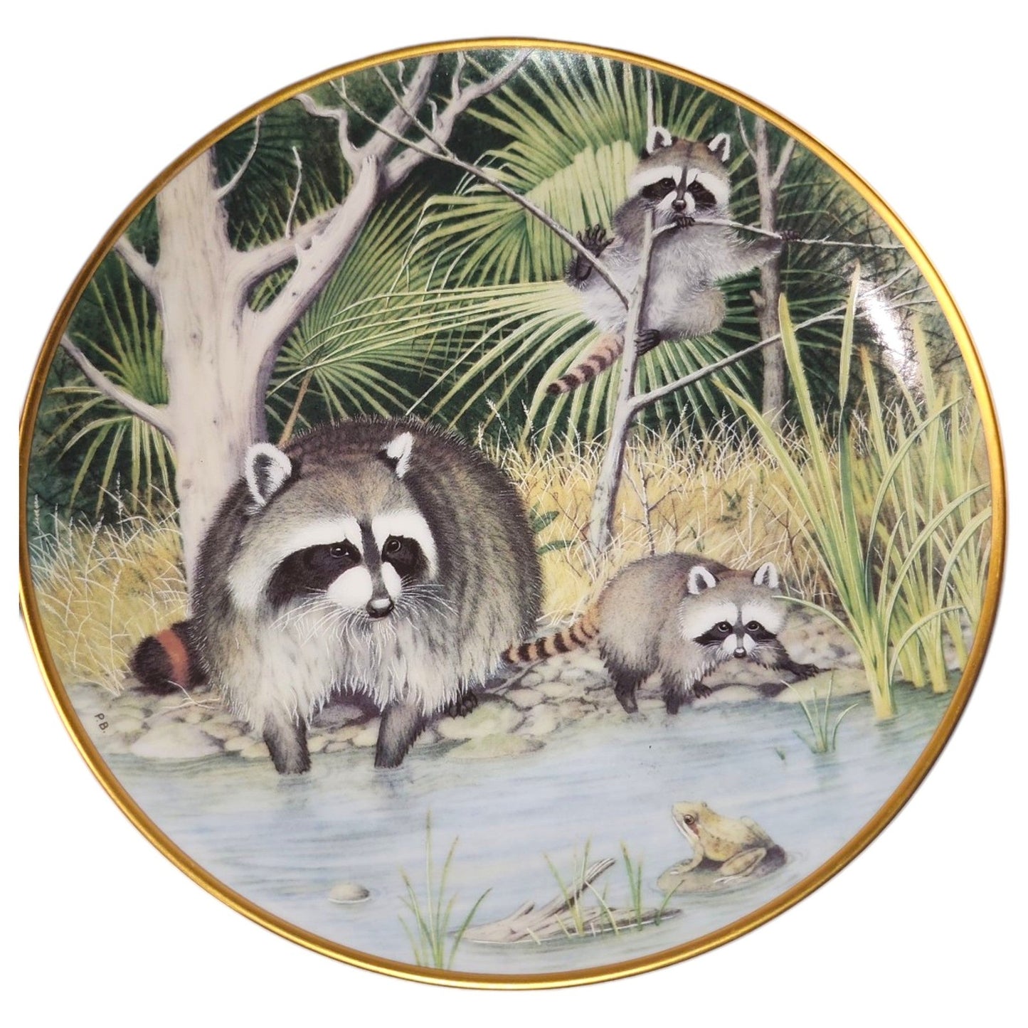 The Woodland Year Collector Plates Various Animals