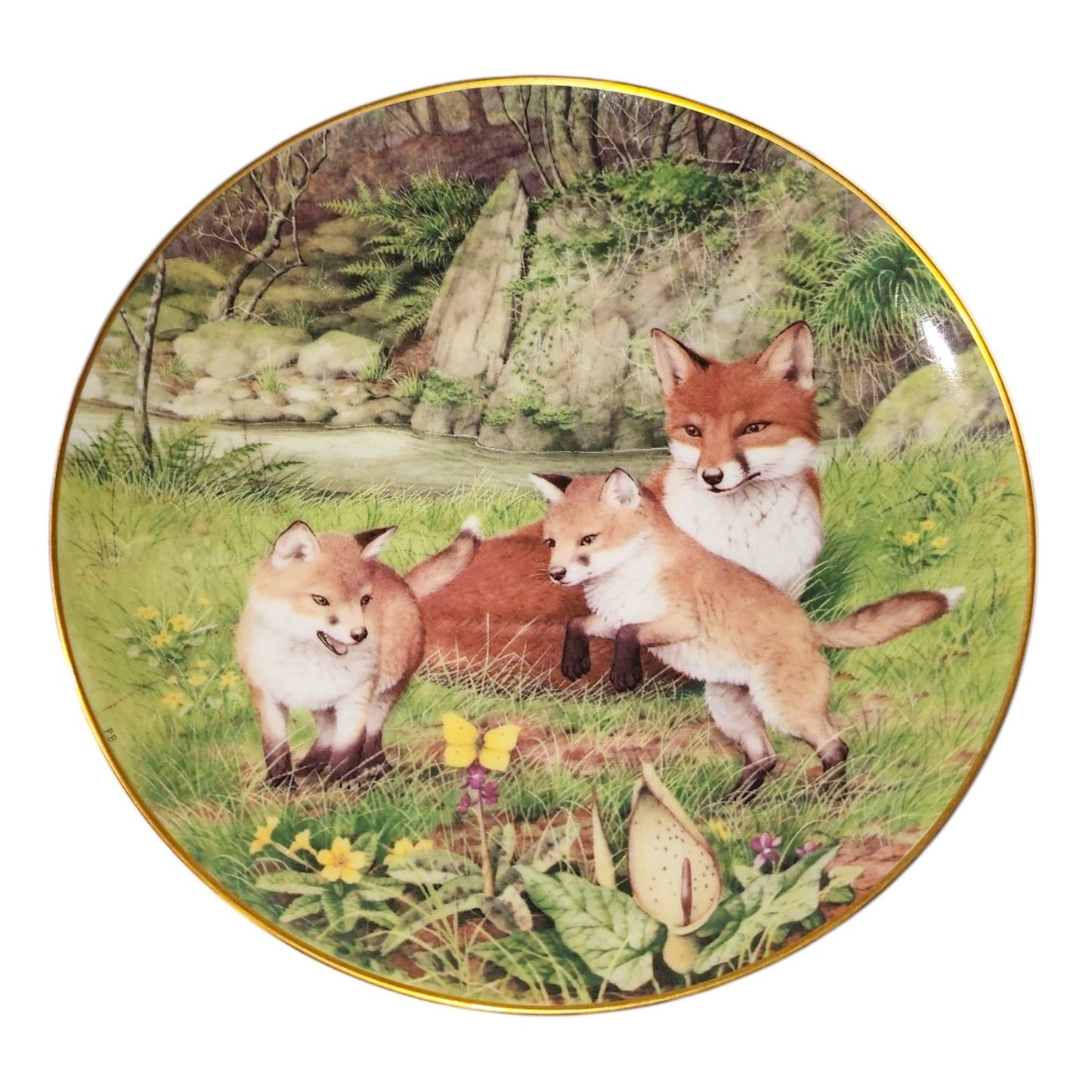 The Woodland Year Collector Plates Various Animals