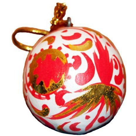 Christmas Ornamental Red Ball 3"