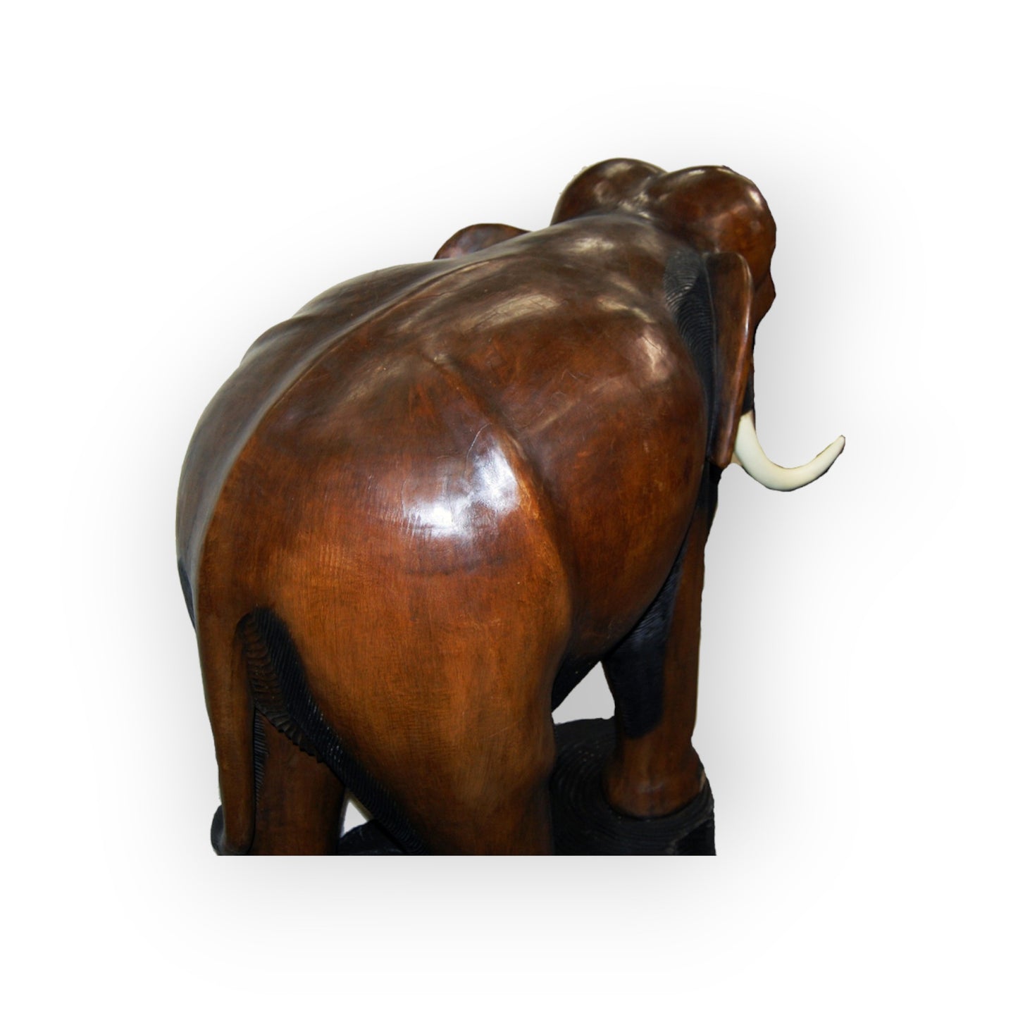 Large Wooden Elephant 52" Tall x 47 Long